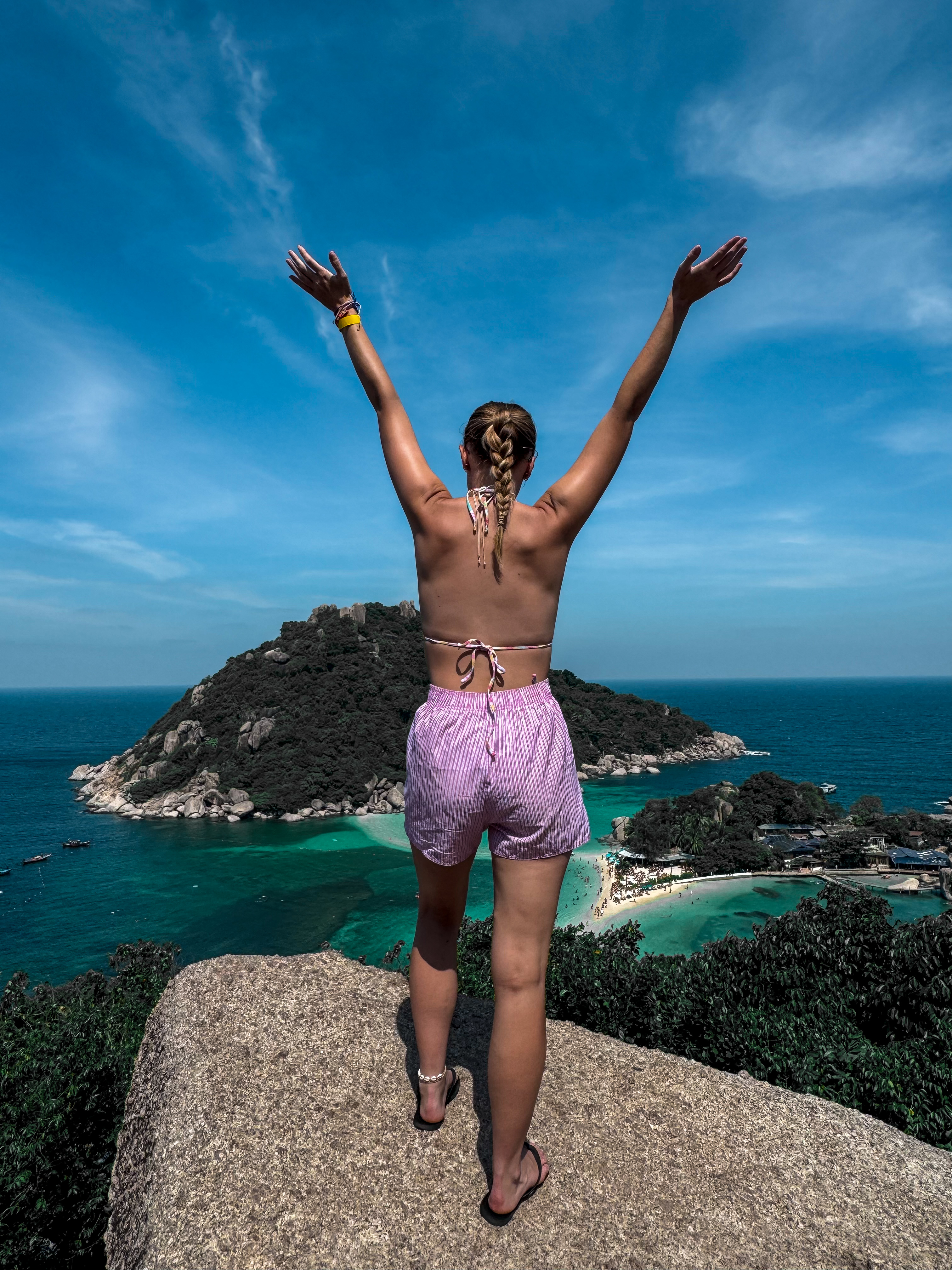 Emily Victoria travels in Koh nangyuan Koh tao thailand